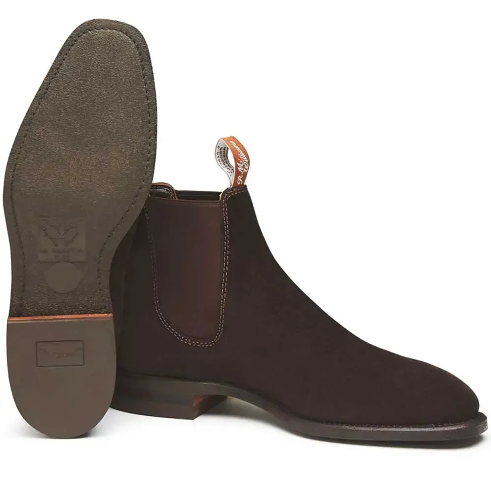 RM WILLIAMS Comfort Craftsman Boots - Men's - Chocolate Suede